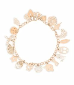 Ginette NY Bracelet Charms Or Rose, Collection Twenty