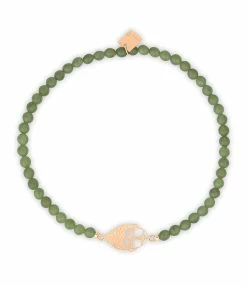 Ginette NY Bracelet Buddha Jade Or Rose, Collection Twenty