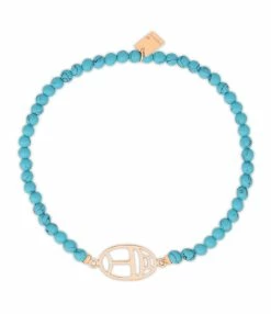 Ginette NY Bracelet Wish Turquoise Or Rose, Collection Twenty
