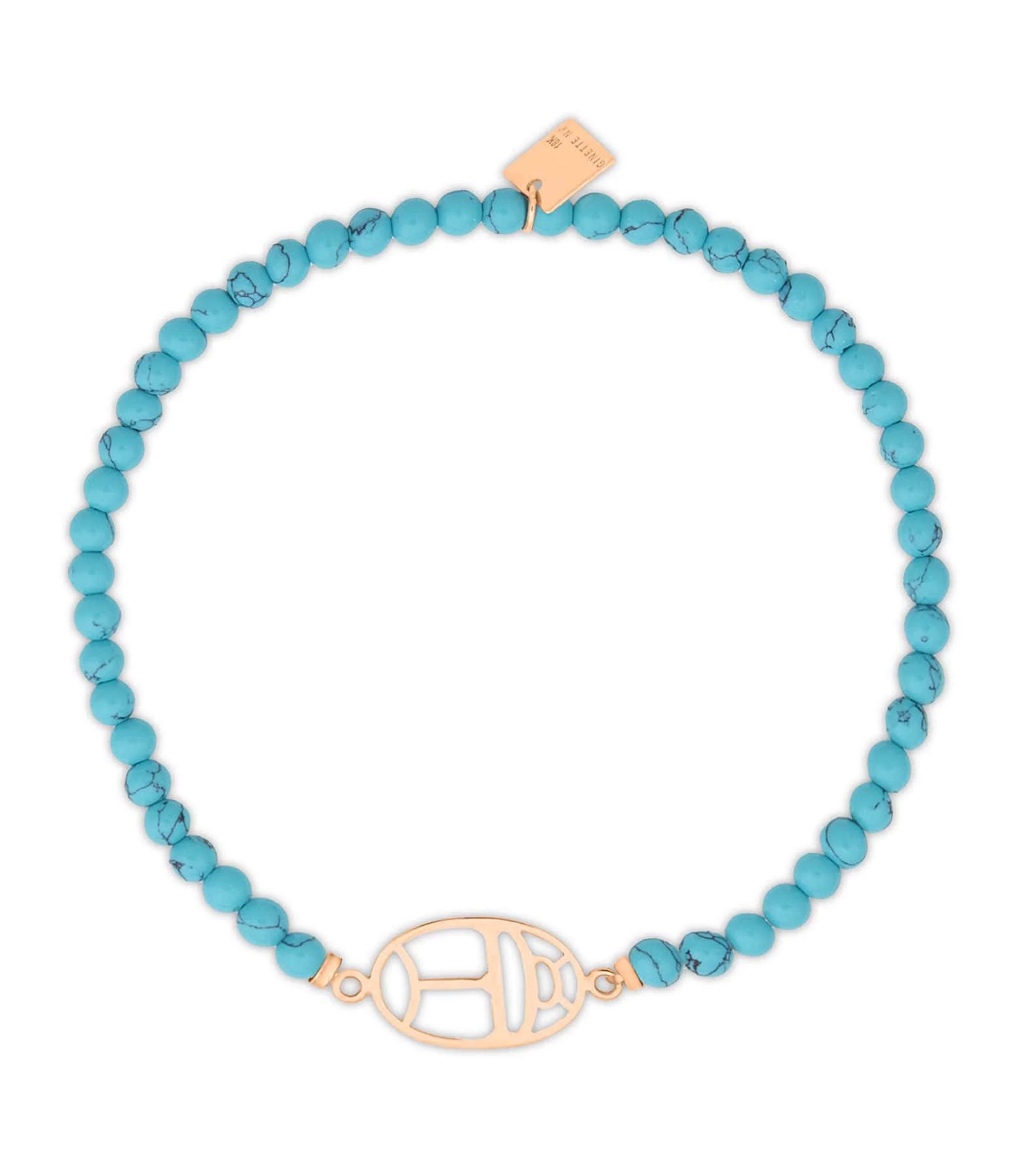 Ginette NY Bracelet Wish Turquoise Or Rose, Collection Twenty 1 Ginette NY Bracelet Wish Turquoise Or Rose, Collection Twenty