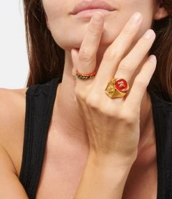 CABIROL Bague Aimée Vermeil Vert Émeraude 5 CABIROL Bague Aimée Vermeil Vert Émeraude -COLLIERS Shop cabir look20221026 293 3