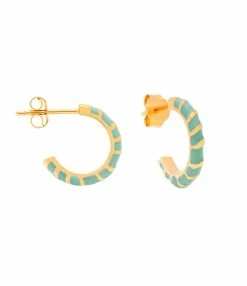 CABIROL Créoles Aimée Vermeil Kaki