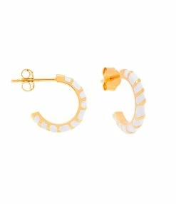 CABIROL Créoles Aimée Vermeil Blanc