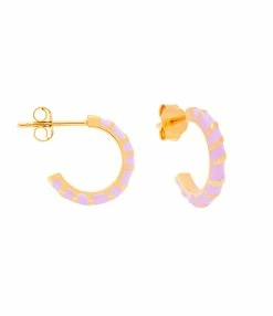 CABIROL Créoles Aimée Vermeil Parme