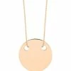 Ginette NY Collier Disc Or Rose Mini