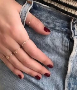 AND...PARIS Bague Mine Chaîne Articulée Or -COLLIERS Shop chaine 1