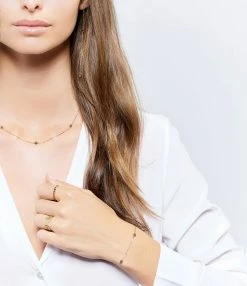 CHARLET Bracelet Massilia Pyrite Or Jaune 6 CHARLET Bracelet Massilia Pyrite Or Jaune -COLLIERS Shop charl look20190411 157