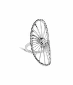 NAVA JOAILLERIE Bague Cheyenne Ovale Diamant Or Blanc