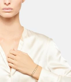 GIGI CLOZEAU Bracelet Double Perles Résine Or 10 GIGI CLOZEAU Bracelet Double Perles Résine Or -COLLIERS Shop clozb look20191114 287