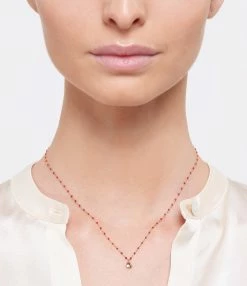 GIGI CLOZEAU Collier Mini Perles Résine Lucky Cœur Or -COLLIERS Shop clozb look20200124 170