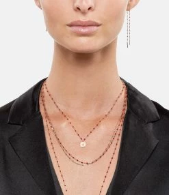 GIGI CLOZEAU Collier Miss Gigi Perles Résine Or Diamant -COLLIERS Shop clozb look20200617 146