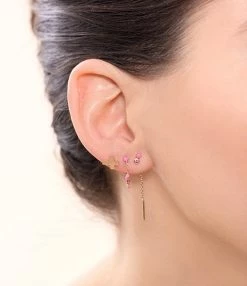 GIGI CLOZEAU Boucles D'oreilles Résine Double Puce -COLLIERS Shop clozb look20200617 2004