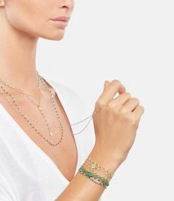 GIGI CLOZEAU Bracelet Cactus Perles Résine Vert Prairie Or Jaune 6 GIGI CLOZEAU Bracelet Cactus Perles Résine Vert Prairie Or Jaune -COLLIERS Shop clozb look20200617 56