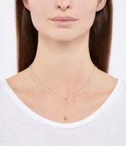 GIGI CLOZEAU Pendentif Lune Diamant Or -COLLIERS Shop clozb look20211109 67