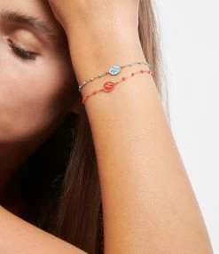 GIGI CLOZEAU Bracelet Poisson Ange Perles Résine Or Jaune -COLLIERS Shop clozb look20220602 153 2