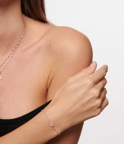 GIGI CLOZEAU Bracelet Rose Voyage Résine Or Blanc 9 GIGI CLOZEAU Bracelet Rose Voyage Résine Or Blanc -COLLIERS Shop clozb look20221013 167