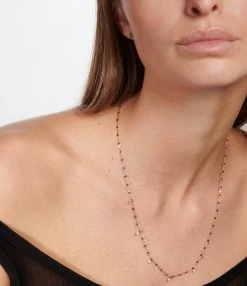 GIGI CLOZEAU Collier Résine Gigi Suprême 7 Diamants Or Rose -COLLIERS Shop clozb look20221013 60