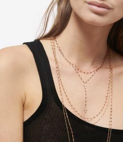 GIGI CLOZEAU Collier Perles Résine Or, 42 Cm -COLLIERS Shop clozb look20221116 445