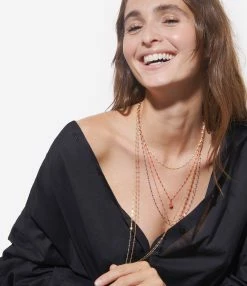 GIGI CLOZEAU Pendentif Étoile Résine Diamants Or Jaune -COLLIERS Shop clozb look20221116 473