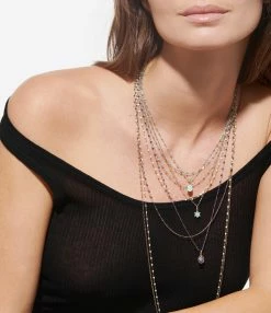 GIGI CLOZEAU Pendentif Étoile Résine Diamants Or Blanc -COLLIERS Shop clozb look20221116 511 3