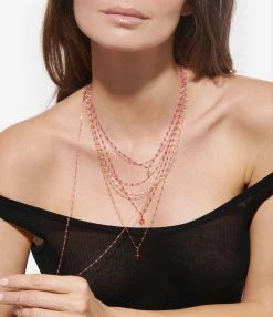 GIGI CLOZEAU Collier Perles Résine Or, 42 Cm -COLLIERS Shop clozb look20221116 531