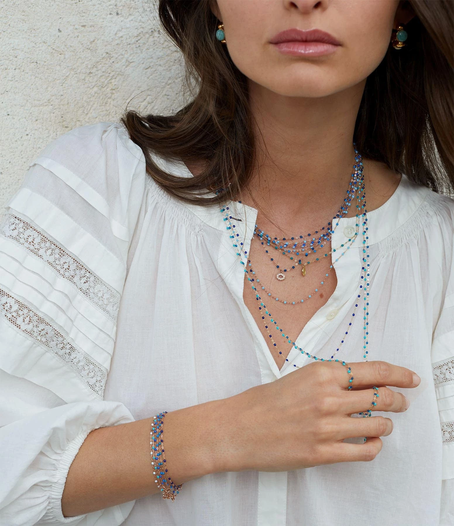 GIGI CLOZEAU Bracelet Perles Résine Or, 17 Cm 11 GIGI CLOZEAU Bracelet Perles Résine Or, 17 Cm – Image 11