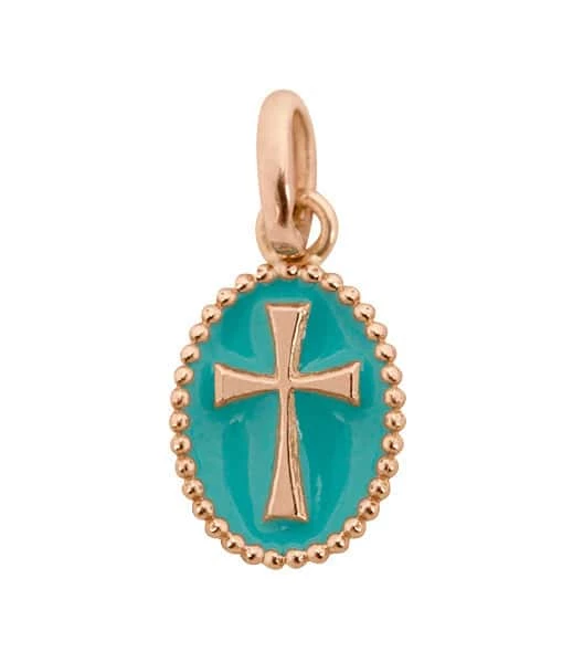 GIGI CLOZEAU Pendentif Médaille Croix Résine Or 1 GIGI CLOZEAU Pendentif Médaille Croix Résine Or