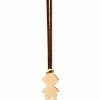 Ginette NY Collier Mini Boy Soie Or Rose