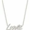 NAVA JOAILLERIE Collier Love Total Diamants Or Blanc