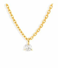 NAVA JOAILLERIE Collier Diana Diamants Or Jaune