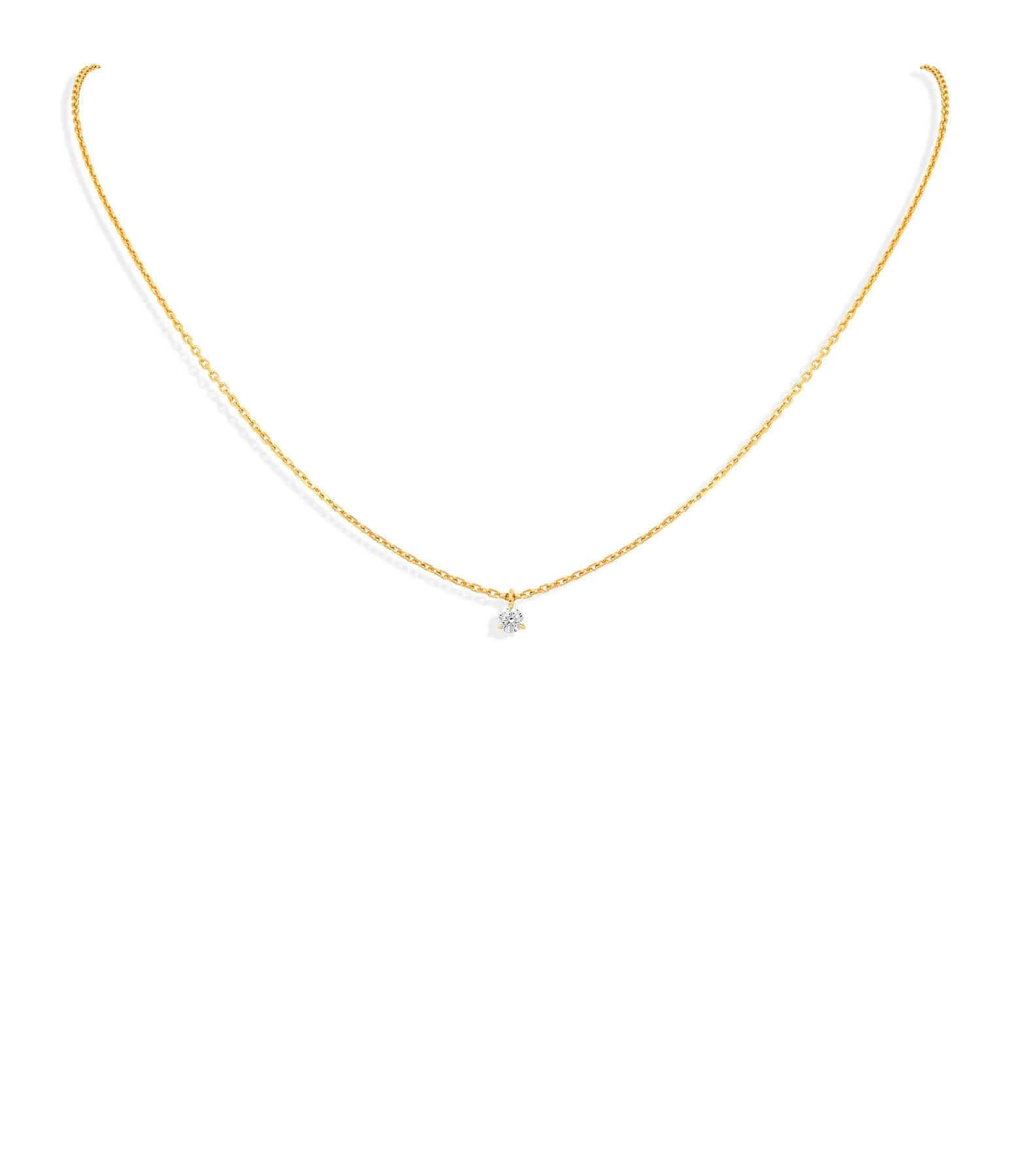 NAVA JOAILLERIE Collier Diana Diamants Or Jaune 2 NAVA JOAILLERIE Collier Diana Diamants Or Jaune – Image 2