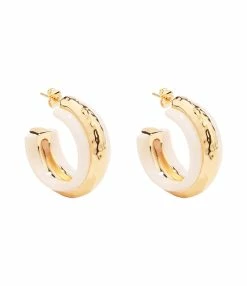 Aurélie Bidermann Créoles Nazca GM Ivoire