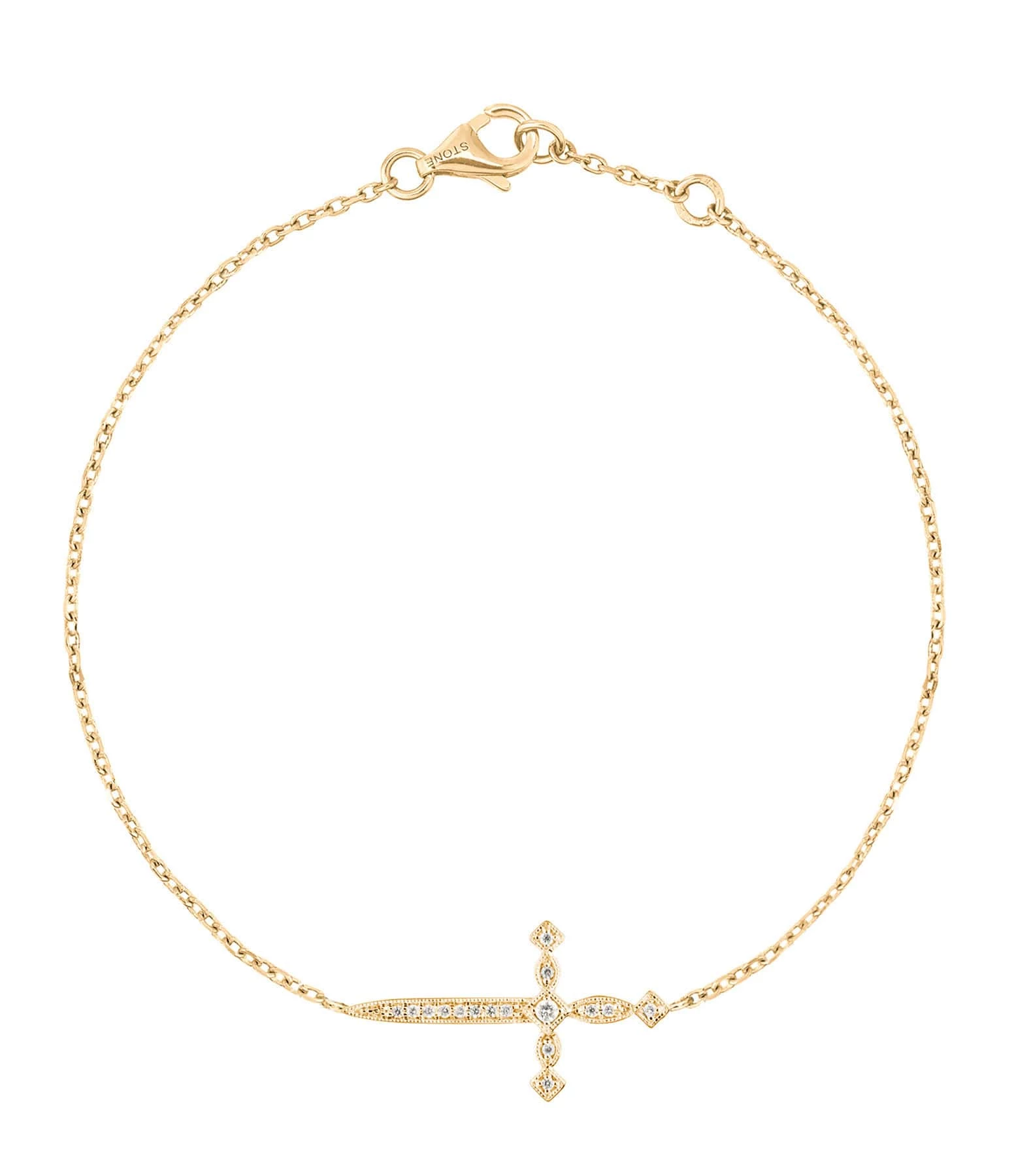 STONE PARIS Bracelet Diabolique Or Diamants 3 STONE PARIS Bracelet Diabolique Or Diamants – Image 3