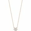 Ginette NY Collier Star Diamants Or Rose