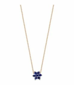 Ginette NY Collier Mini Star Saphirs Or Rose