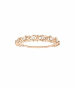 STONE PARIS Bague Dunaway Diamants Or Rose