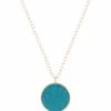 Ginette NY Sautoir Ever Disc Jumbo Turquoise Or Rose