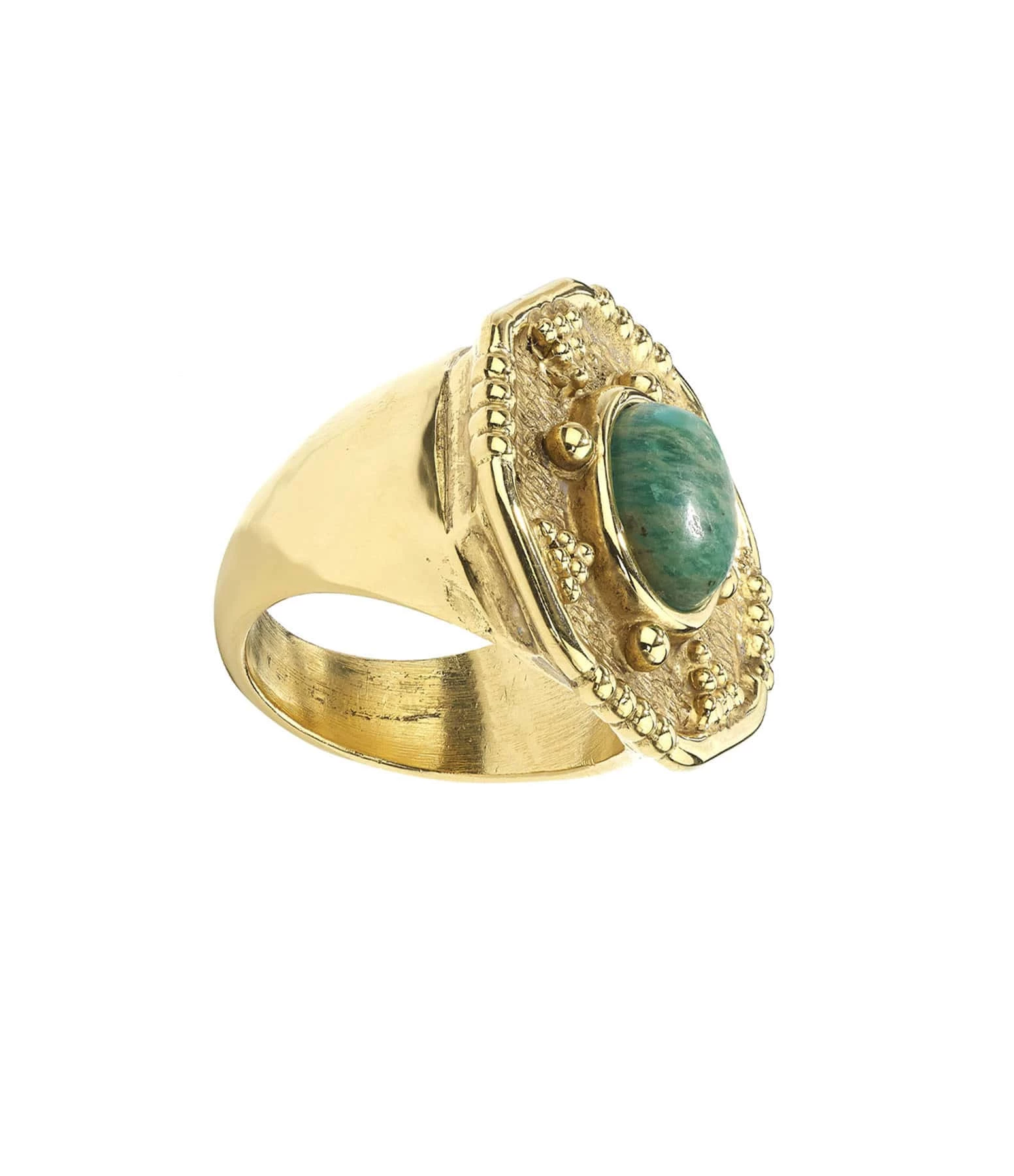 GOOSSENS PARIS Bague Essaouira Amazonite 1 GOOSSENS PARIS Bague Essaouira Amazonite