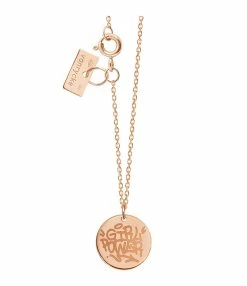 VANRYCKE Collier Girl Power Or Rose, Exclusivité Lulli