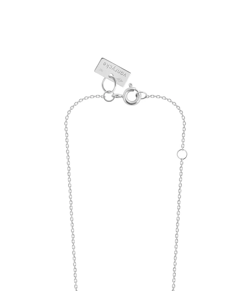 VANRYCKE Collier Stardust 3 Diamants Or Blanc 3 VANRYCKE Collier Stardust 3 Diamants Or Blanc – Image 3