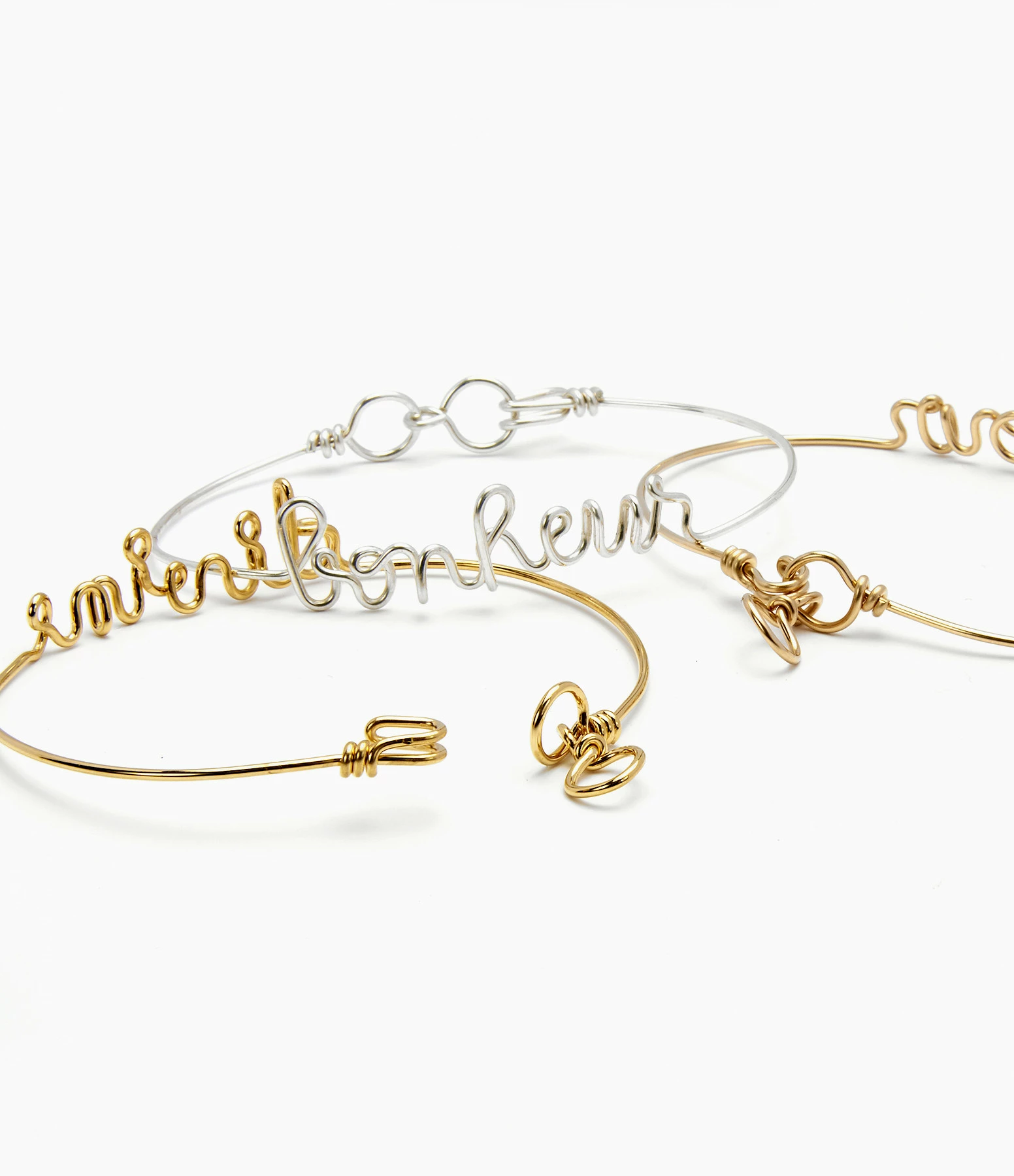 ATELIER PAULIN Jonc Fil Happy Argentium 2 ATELIER PAULIN Jonc Fil Happy Argentium – Image 2