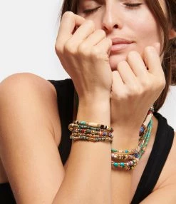 GACHON POTHIER Bracelet Masai Vert -COLLIERS Shop gacho look20221117 135 1