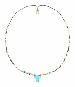 GACHON POTHIER Collier Epure Bird 2 Turquoise