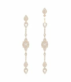 STONE PARIS Boucles D'oreilles Longues Gatsby 7 STONE PARIS Boucles D'oreilles Longues Gatsby -COLLIERS Shop gatsby boucles d oreilles or rose et diamants