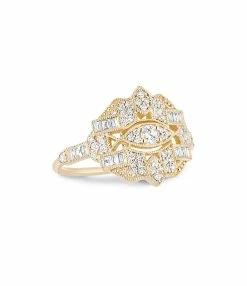 STONE PARIS Bague Gilda Diamants Or Jaune