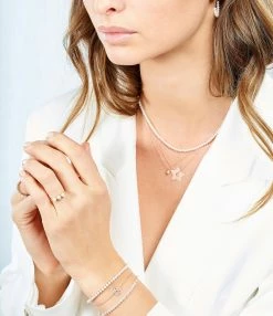 Ginette NY Bracelet Maria Mini Or Rose Perle -COLLIERS Shop ginbm look20181220 202