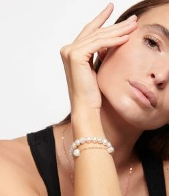 Ginette NY Bracelet Multi Chaîne Perles Nacre, Collection Fête Des Mères -COLLIERS Shop ginbm look20221013 77