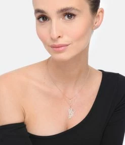 Ginette NY Boucles D'oreilles Palms Diamants Or Rose -COLLIERS Shop ginbo look20221223 174