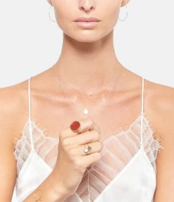 Ginette NY Collier Monogramme NGY Mini Or Rose -COLLIERS Shop ginct look20200610 201