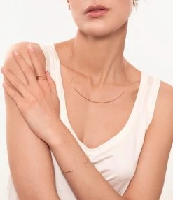 Ginette NY Jonc Choker Single Or Rose Diamants 5 Ginette NY Jonc Choker Single Or Rose Diamants -COLLIERS Shop ginette24 2